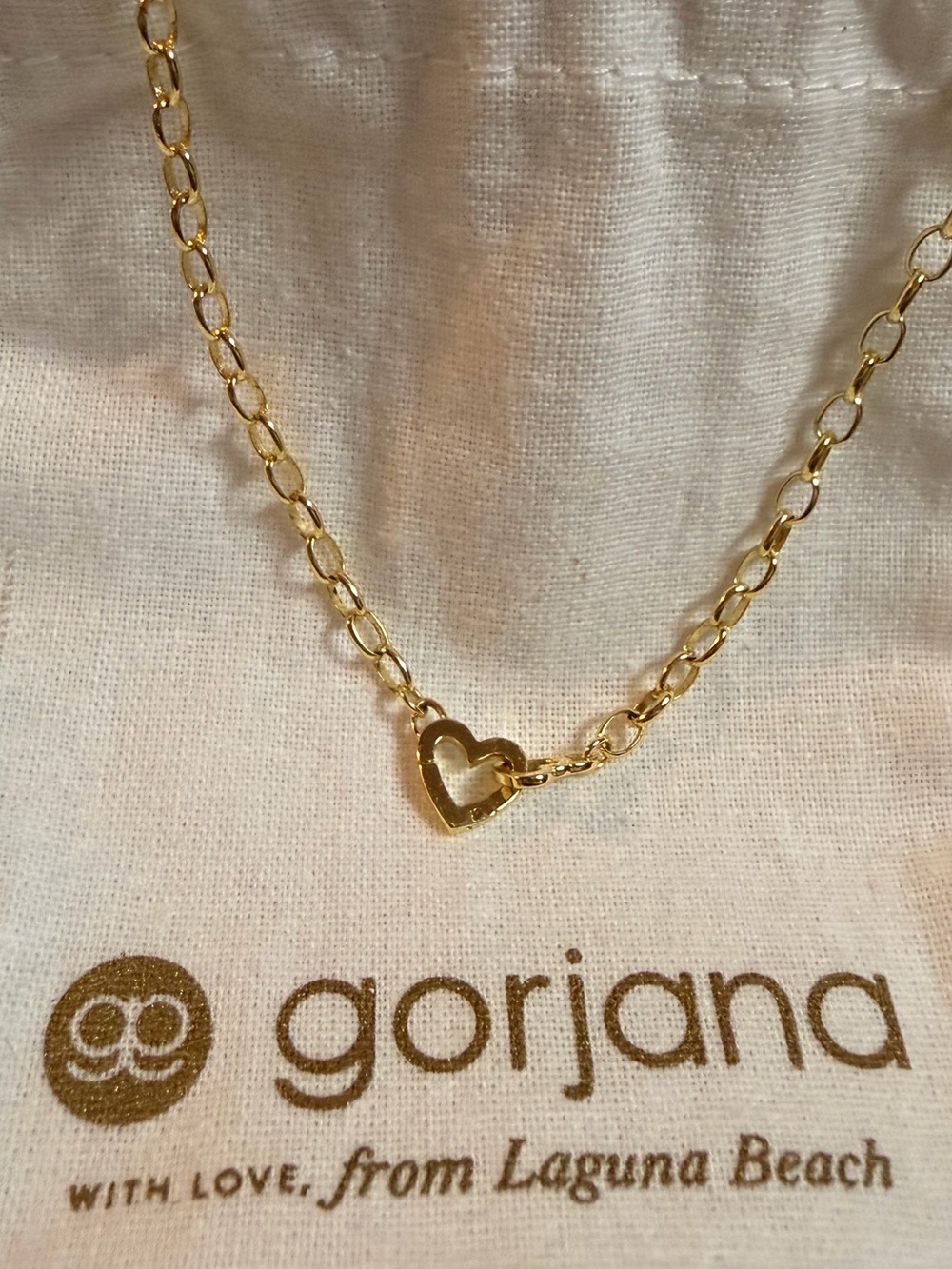 Gorjana Gold Open Link Chain Necklace